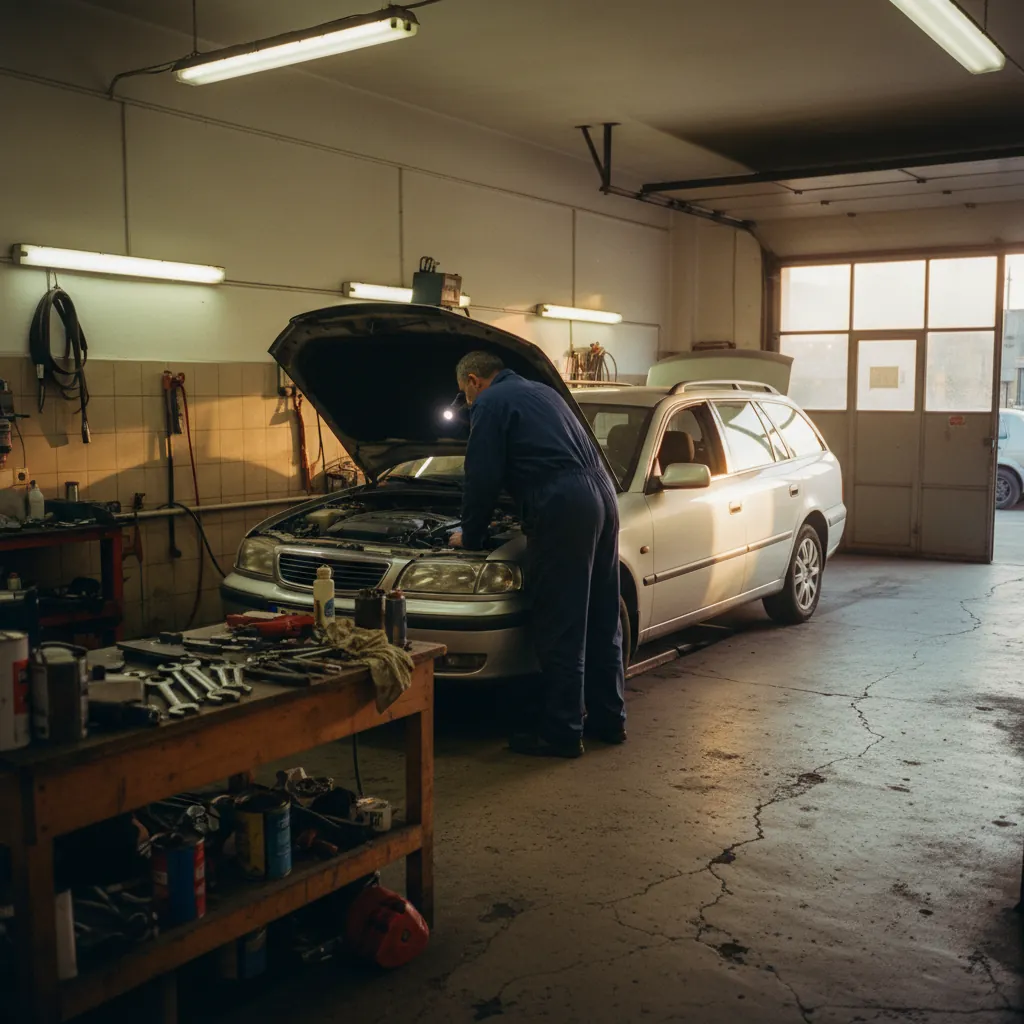 Škoda Octavia в мастерской Auto Gas Gaga, Баня-Лука